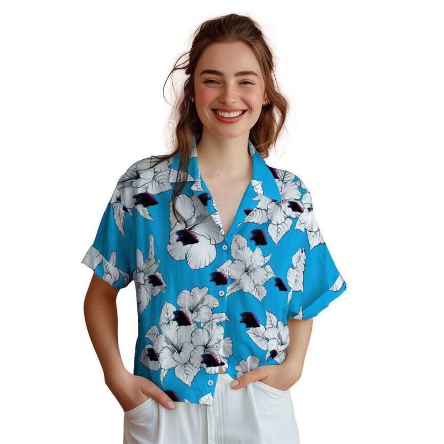 Godzilla Hibiscus Flower Hawaiian Shirt Top rated