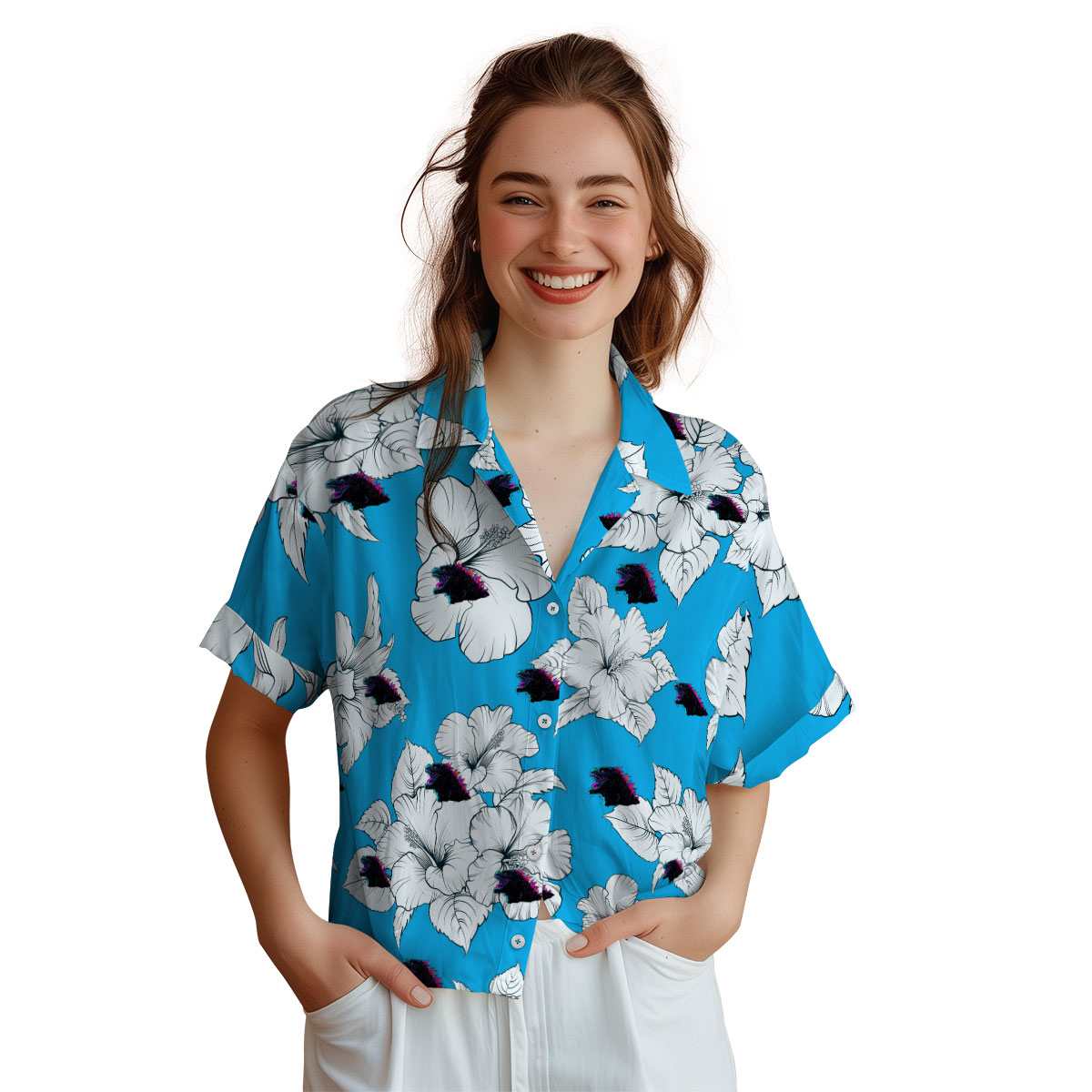 Godzilla Hibiscus Flower Hawaiian Shirt Top rated Godzilla Hibiscus Flower Hawaiian Shirt Top rated