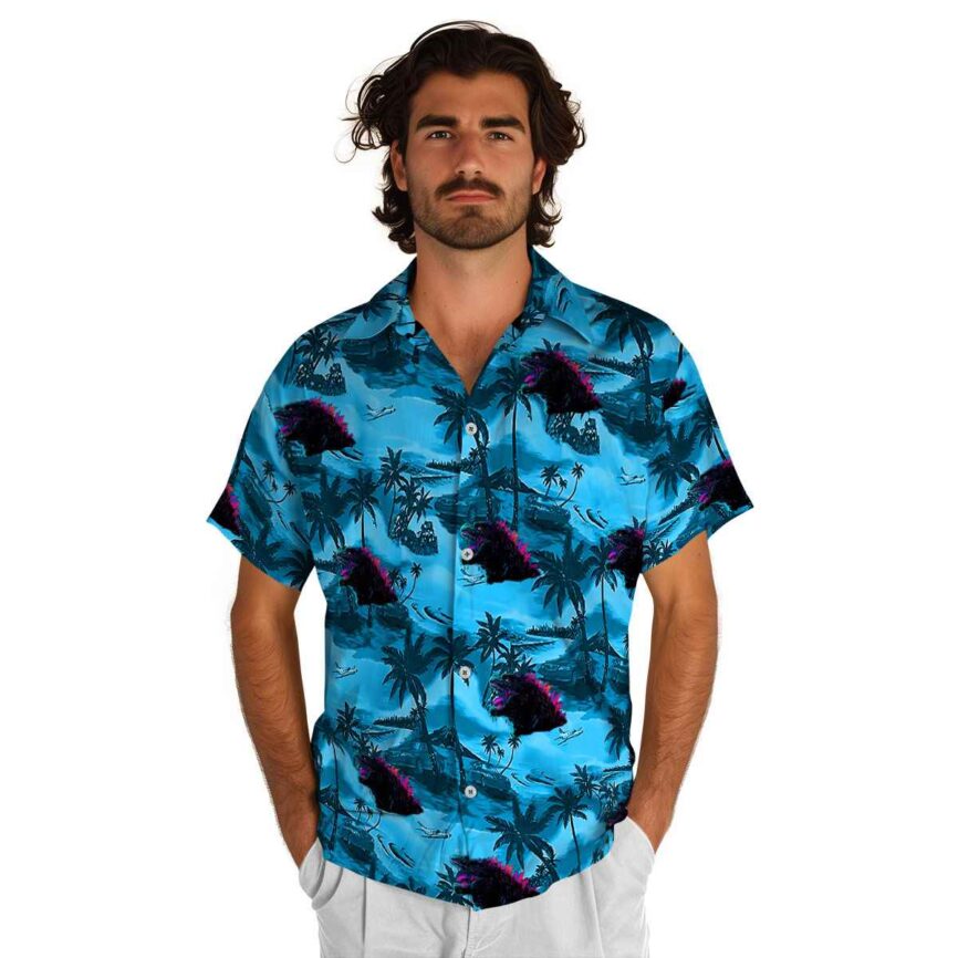 Godzilla Island Beach Hawaiian Shirt New Arrival