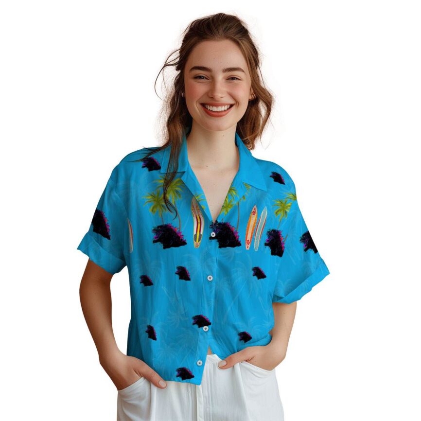 Godzilla Island Theme Hawaiian Shirt Top rated