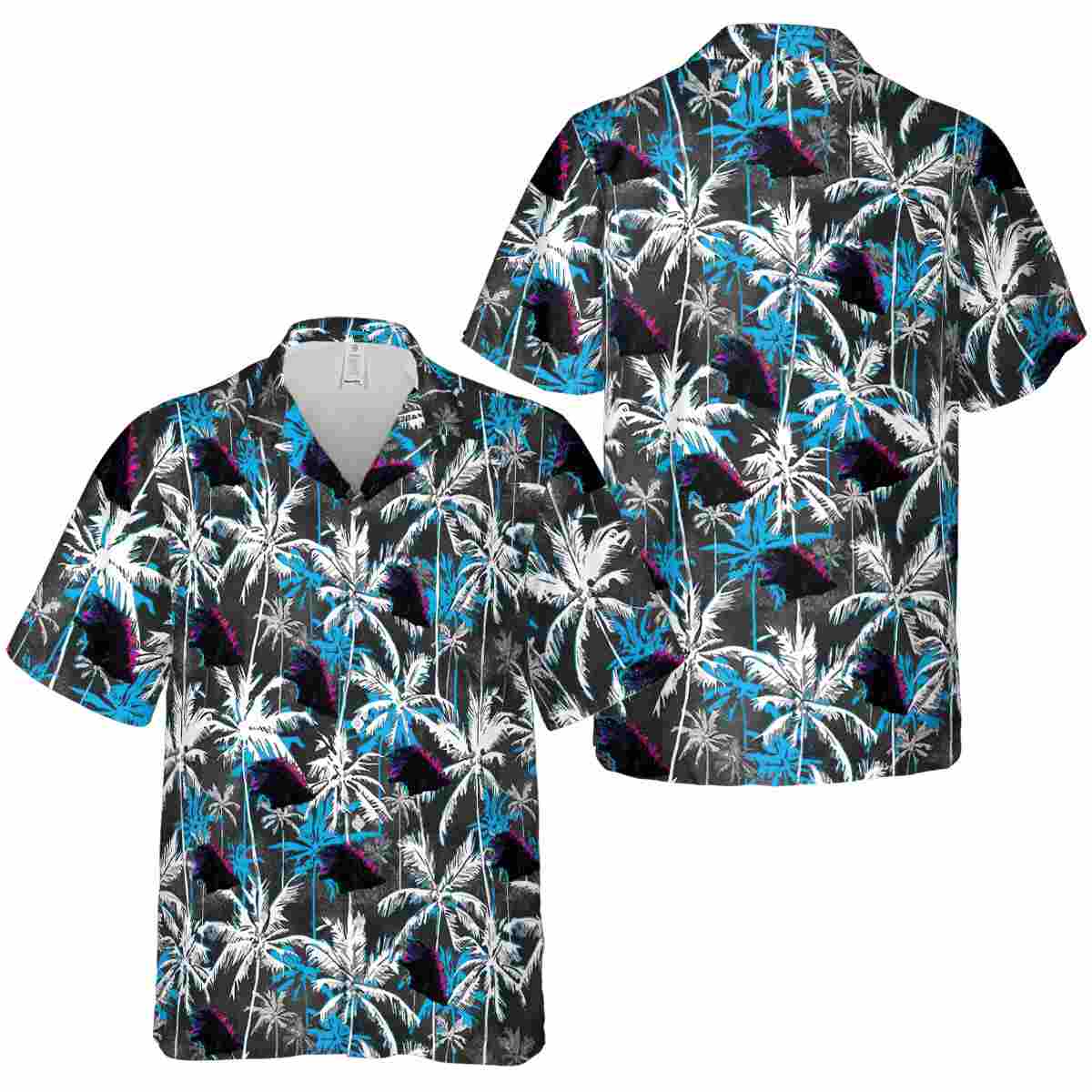 Godzilla Palm Themed Hawaiian Shirt Premium grade Godzilla Palm Themed Hawaiian Shirt Premium grade