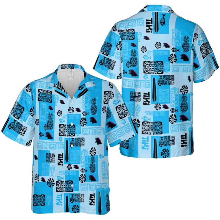 Godzilla Tiki Motifs Hawaiian Shirt Premium grade