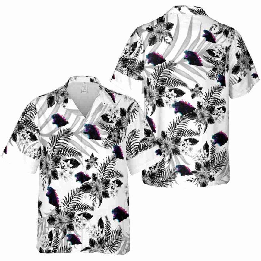Godzilla Tropical Blossom Hawaiian Shirt Premium grade