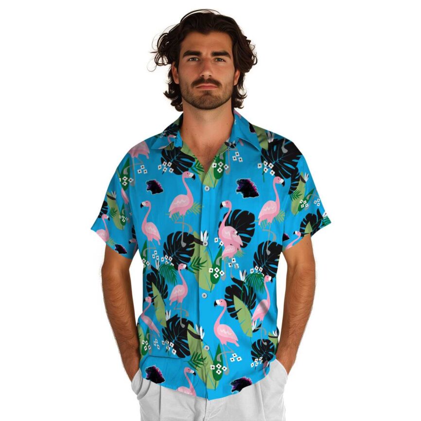 Godzilla Tropical Flamingo Hawaiian Shirt New Arrival