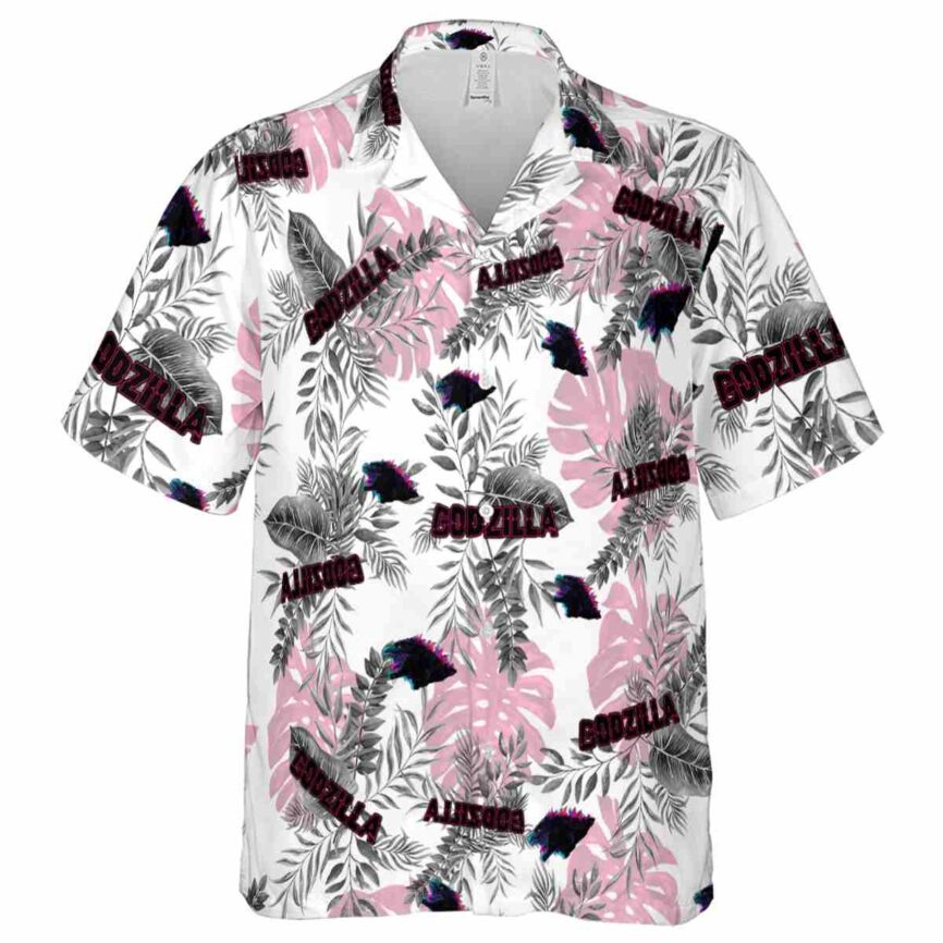 Godzilla Tropical Fronds Hawaiian Shirt Fashion forward