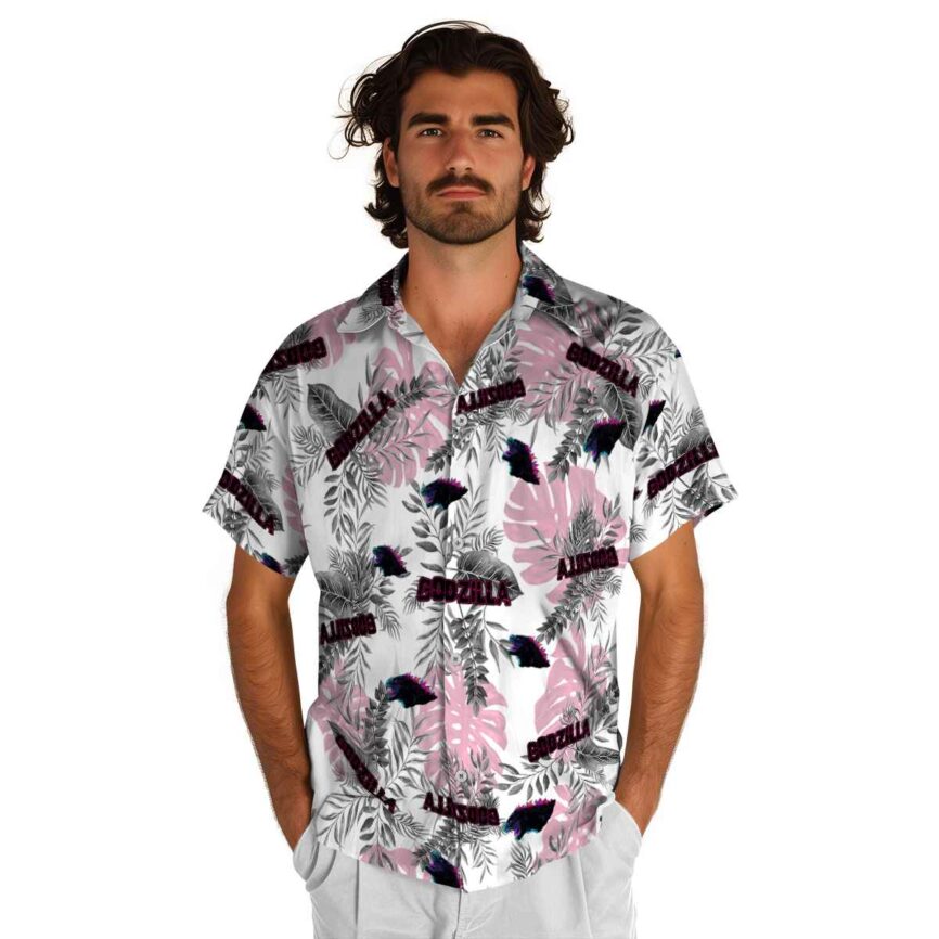 Godzilla Tropical Fronds Hawaiian Shirt New Arrival