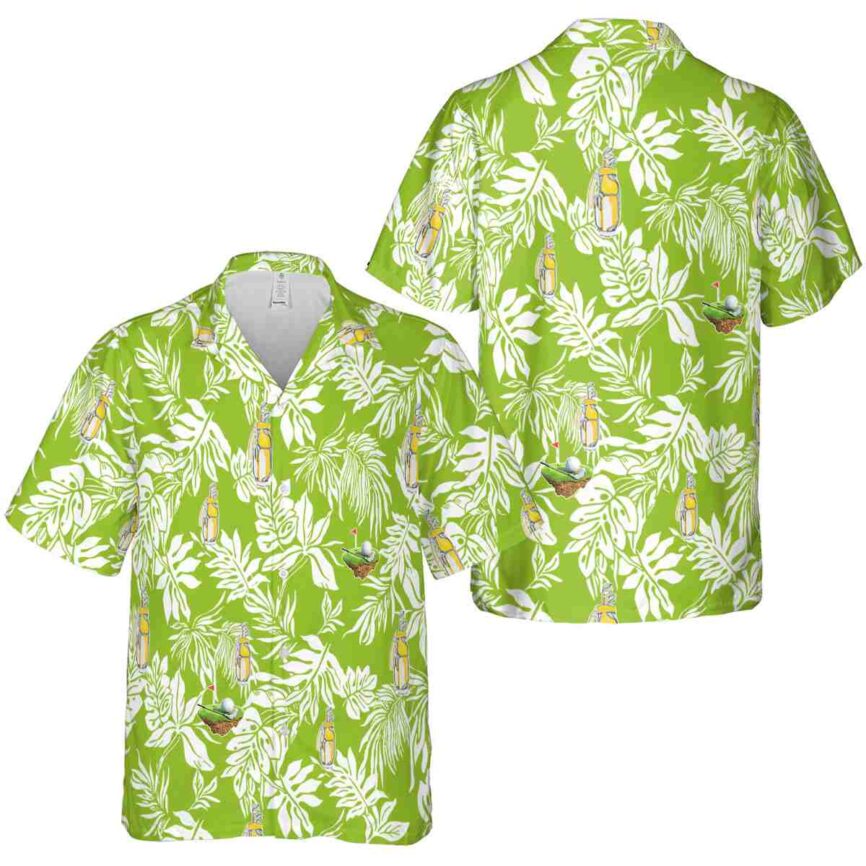 Golf Bold Foliage Hawaiian Shirt Premium grade