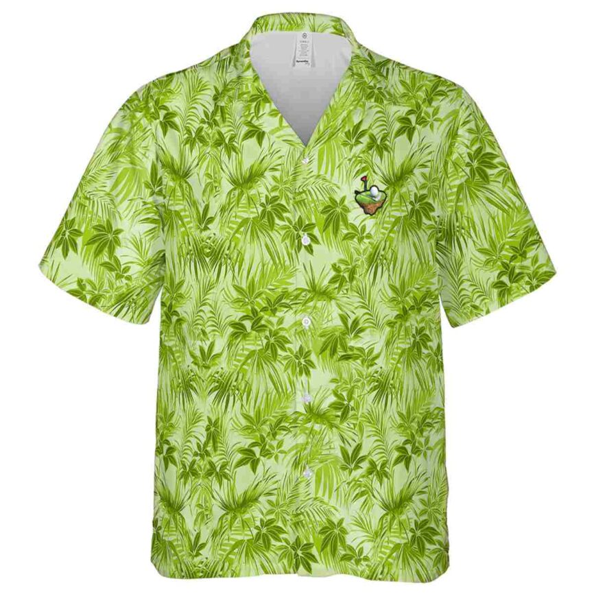 Golf Foliage Print Hawaiian Shirt Fashion forward