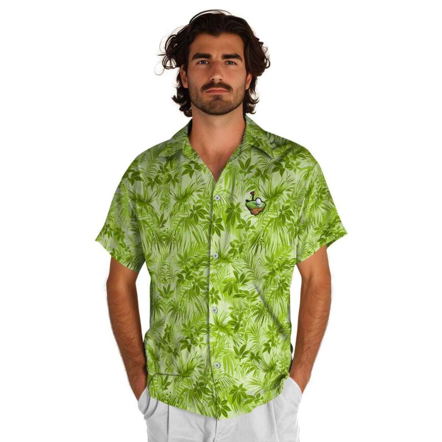 Golf Foliage Print Hawaiian Shirt New Arrival