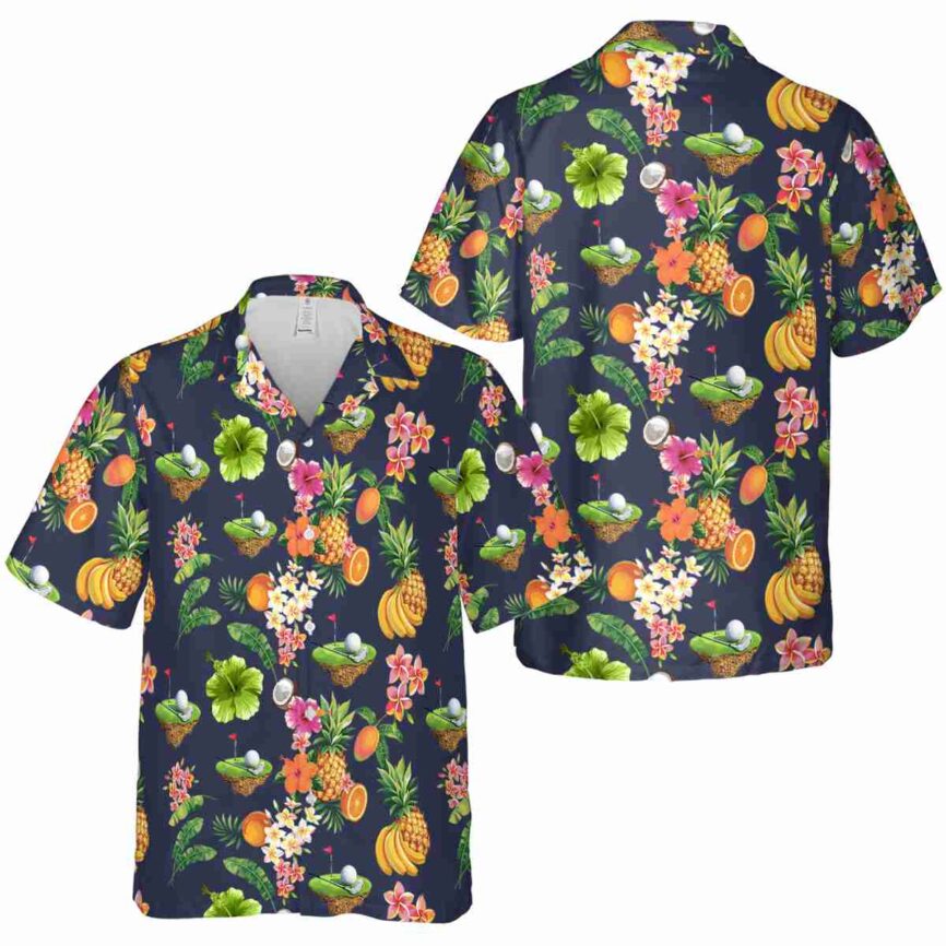 Golf Fruit Pattern Hawaiian Shirt Premium grade