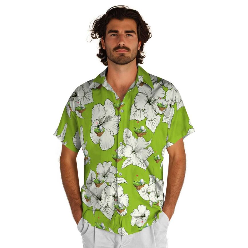 Golf Hibiscus Flower Hawaiian Shirt New Arrival