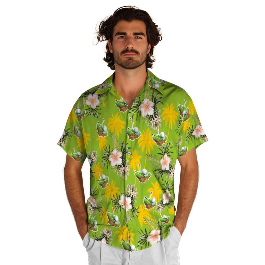 Golf Hibiscus Palm Hawaiian Shirt New Arrival