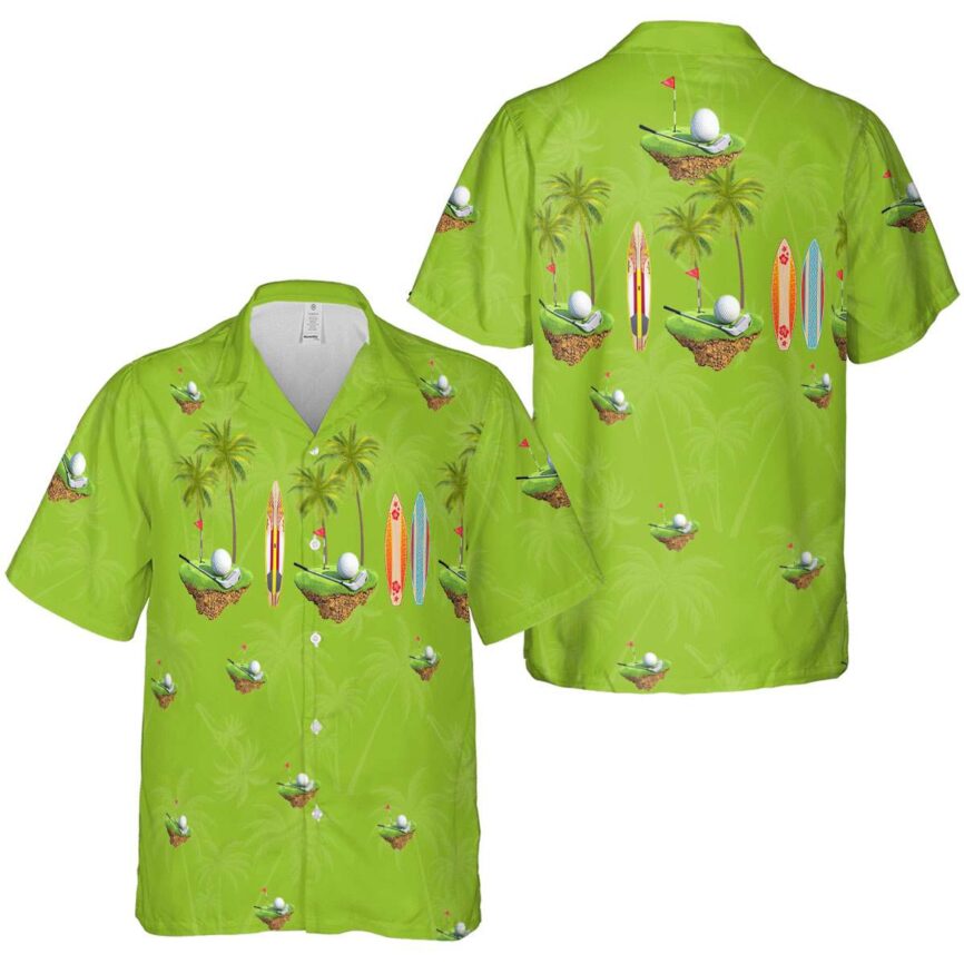 Golf Island Theme Hawaiian Shirt Premium grade