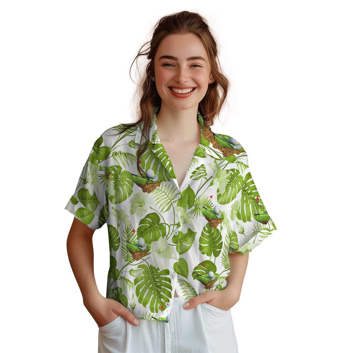 Golf Leaf Pattern Hawaiian Shirt Top rated Golf Leaf Pattern Hawaiian Shirt Top rated