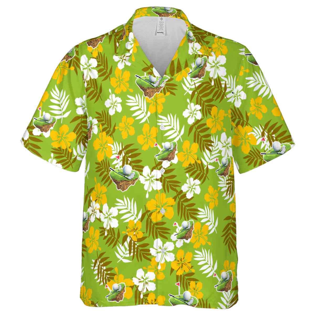 Golf Leafy Hibiscus Hawaiian Shirt Fashion forward Golf Leafy Hibiscus Hawaiian Shirt Fashion forward