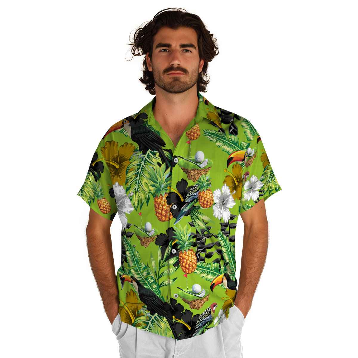 Golf Leafy Toucan Hawaiian Shirt New Arrival Golf Leafy Toucan Hawaiian Shirt New Arrival