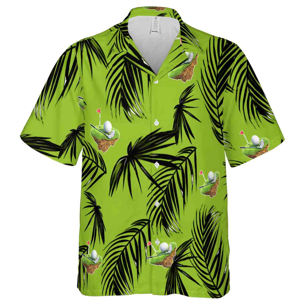 Golf Monochrome Palm Hawaiian Shirt Fashion forward Golf Monochrome Palm Hawaiian Shirt Fashion forward