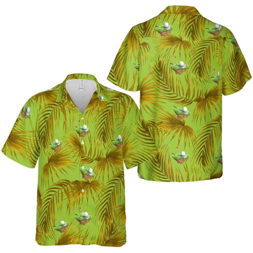 Golf Palm Frond Hawaiian Shirt Premium grade