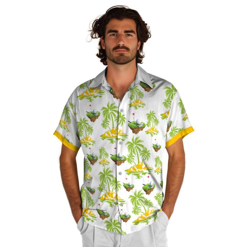 Golf Palm Island Graphic Hawaiian Shirt New Arrival