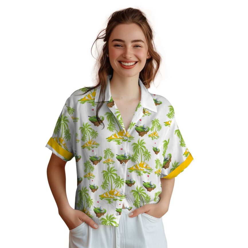 Golf Palm Island Graphic Hawaiian Shirt Top rated