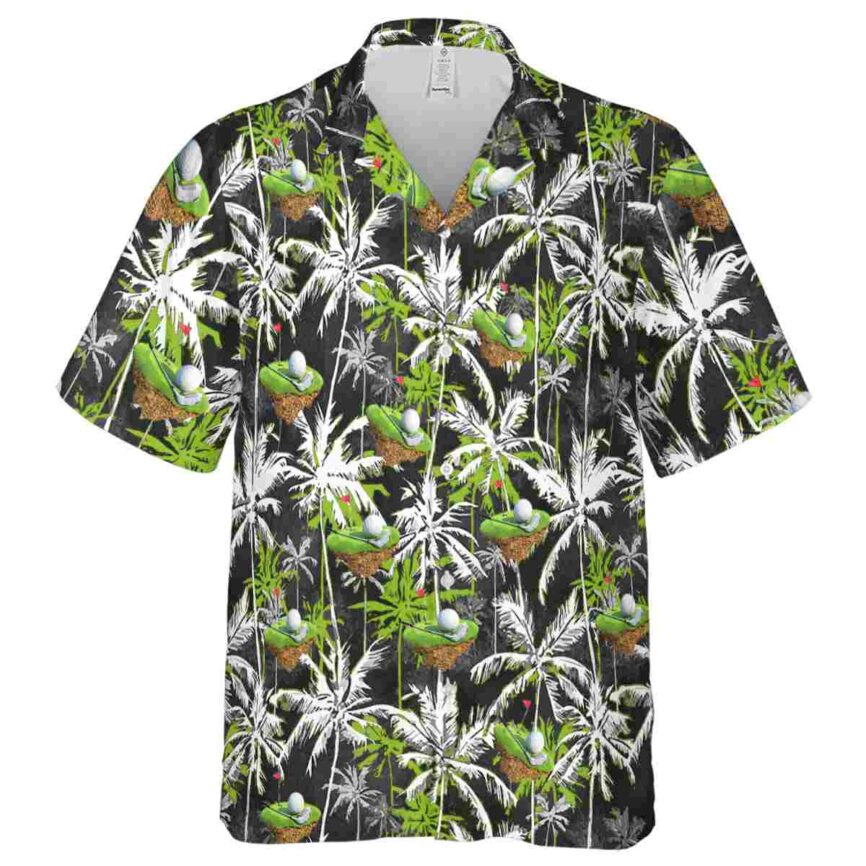Golf Palm Themed Hawaiian Shirt Fashion forward