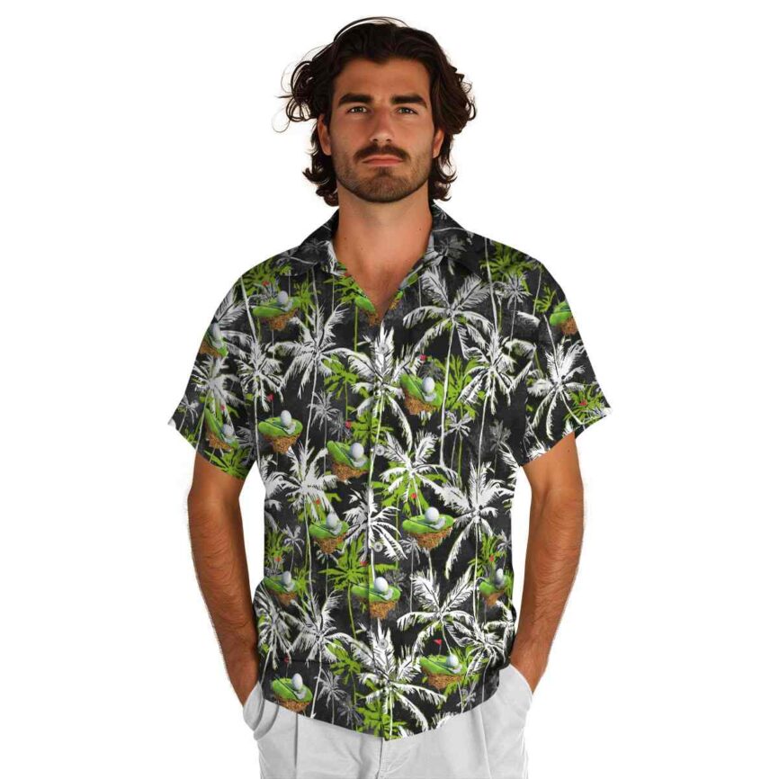 Golf Palm Themed Hawaiian Shirt New Arrival