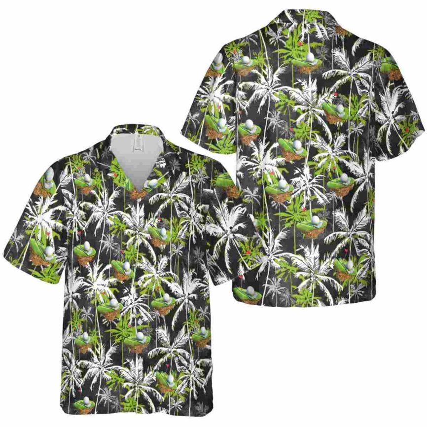 Golf Palm Themed Hawaiian Shirt Premium grade