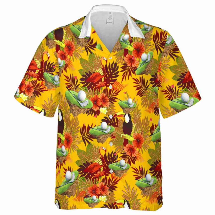 Golf Tropical Bird Hawaiian Shirt Fashion forward