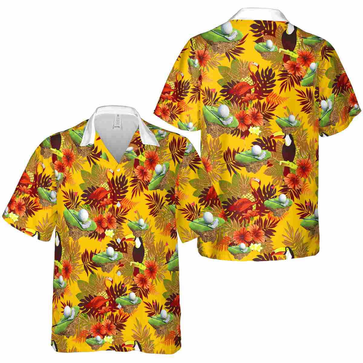 Golf Tropical Bird Hawaiian Shirt Premium grade Golf Tropical Bird Hawaiian Shirt Premium grade