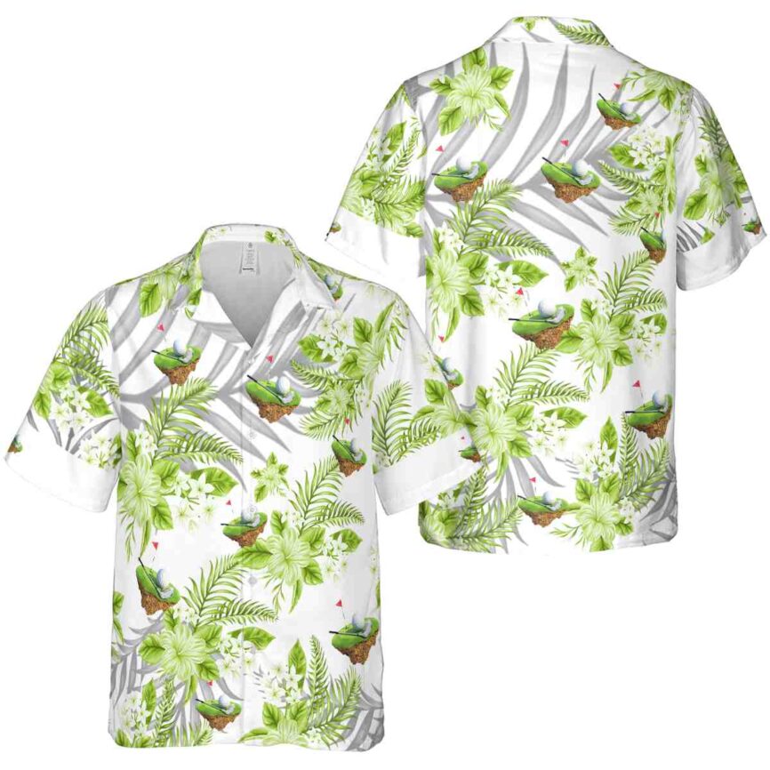 Golf Tropical Blossom Hawaiian Shirt Premium grade