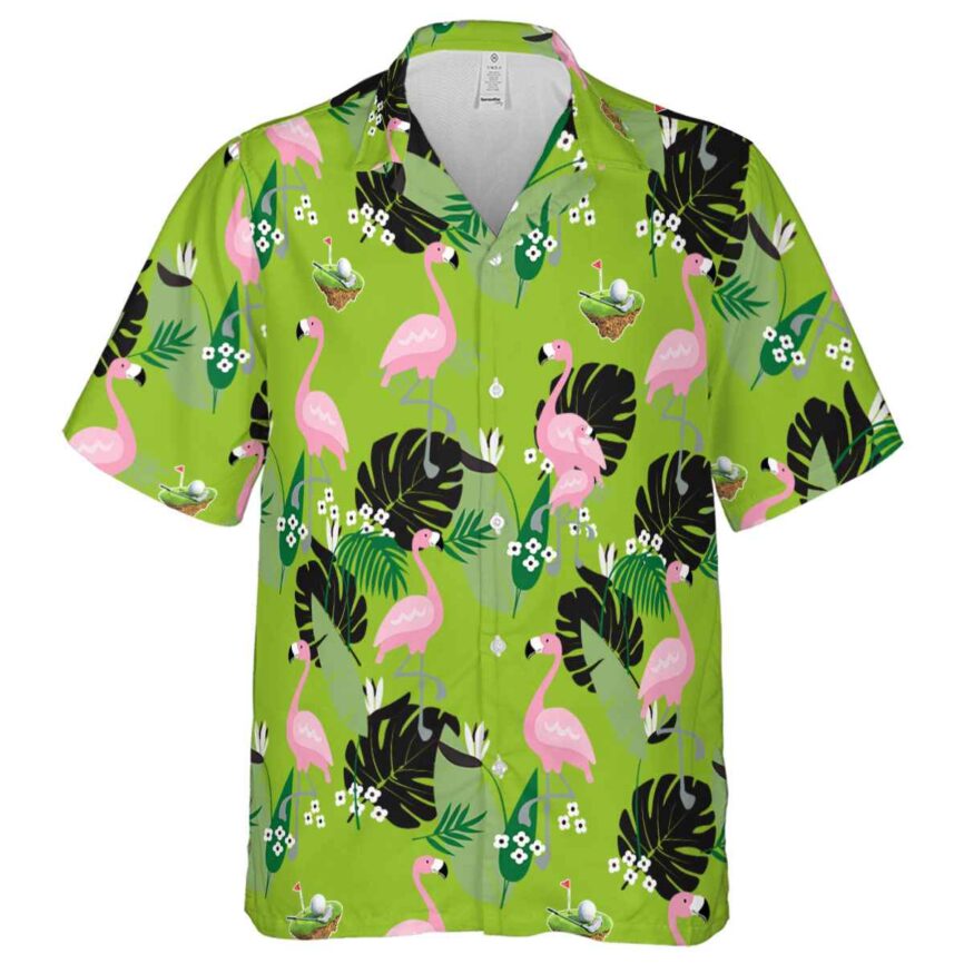 Golf Tropical Flamingo Hawaiian Shirt Fashion forward