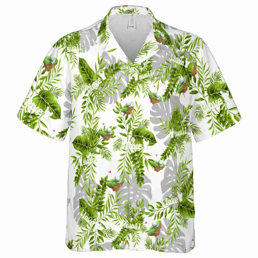 Golf Tropical Fronds Hawaiian Shirt Fashion forward