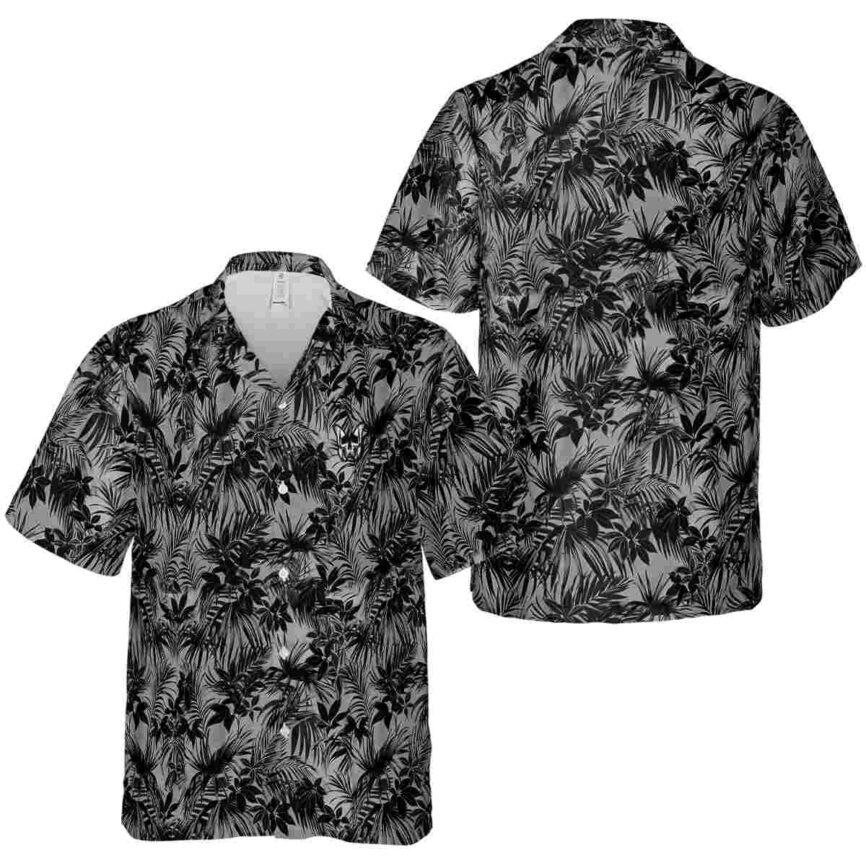 Goth Foliage Print Hawaiian Shirt Premium grade