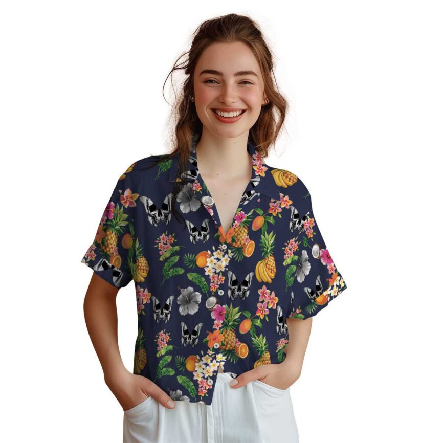 Goth Fruit Pattern Hawaiian Shirt Top rated