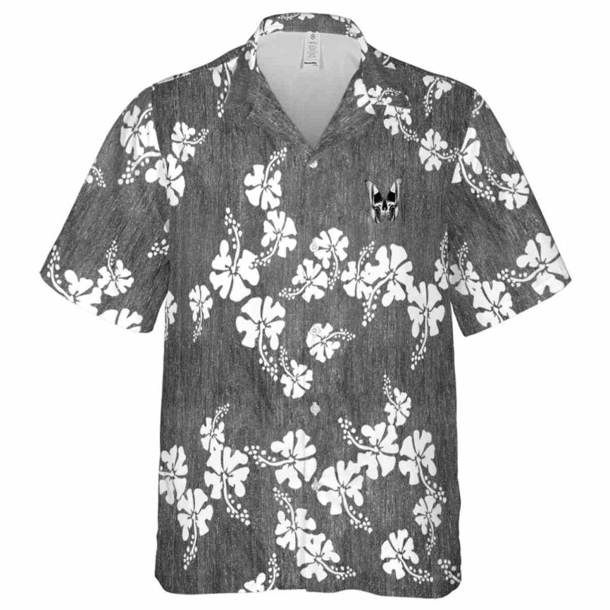 Goth Hibiscus Blossom Hawaiian Shirt Fashion forward