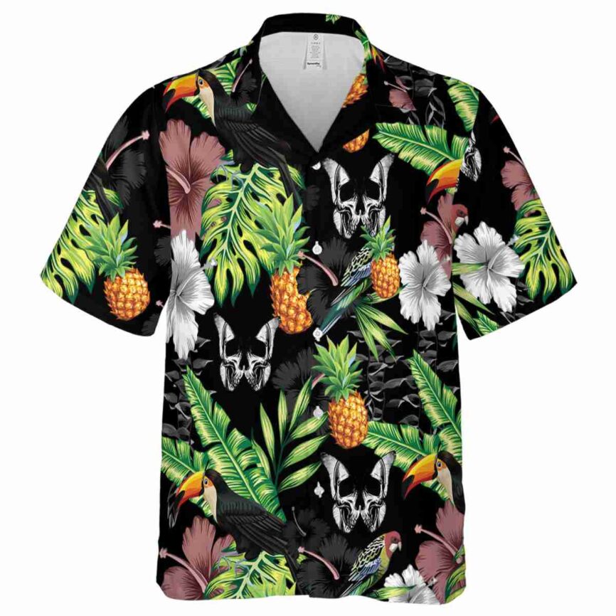 Goth Leafy Toucan Hawaiian Shirt Fashion forward