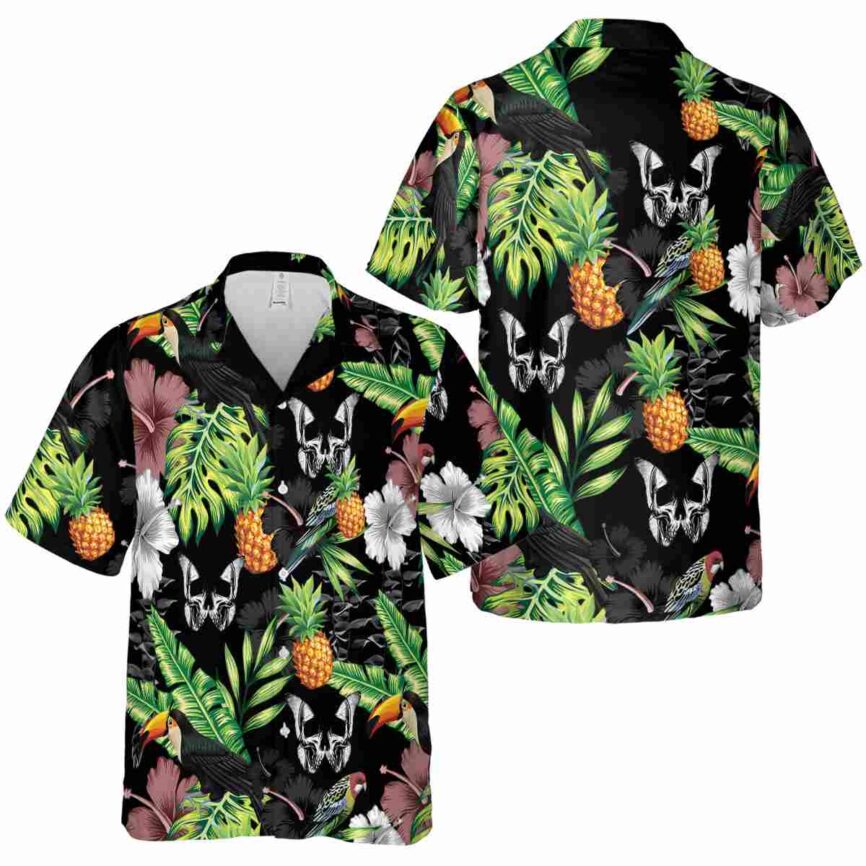 Goth Leafy Toucan Hawaiian Shirt Premium grade