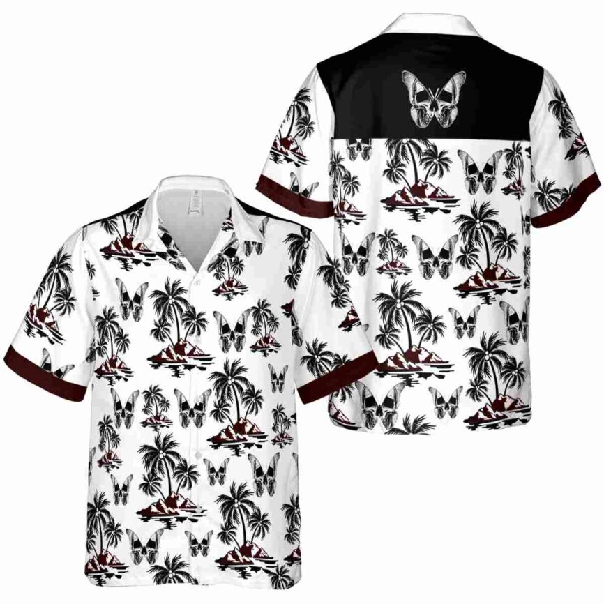 Goth Palm Island Graphic Hawaiian Shirt Premium grade