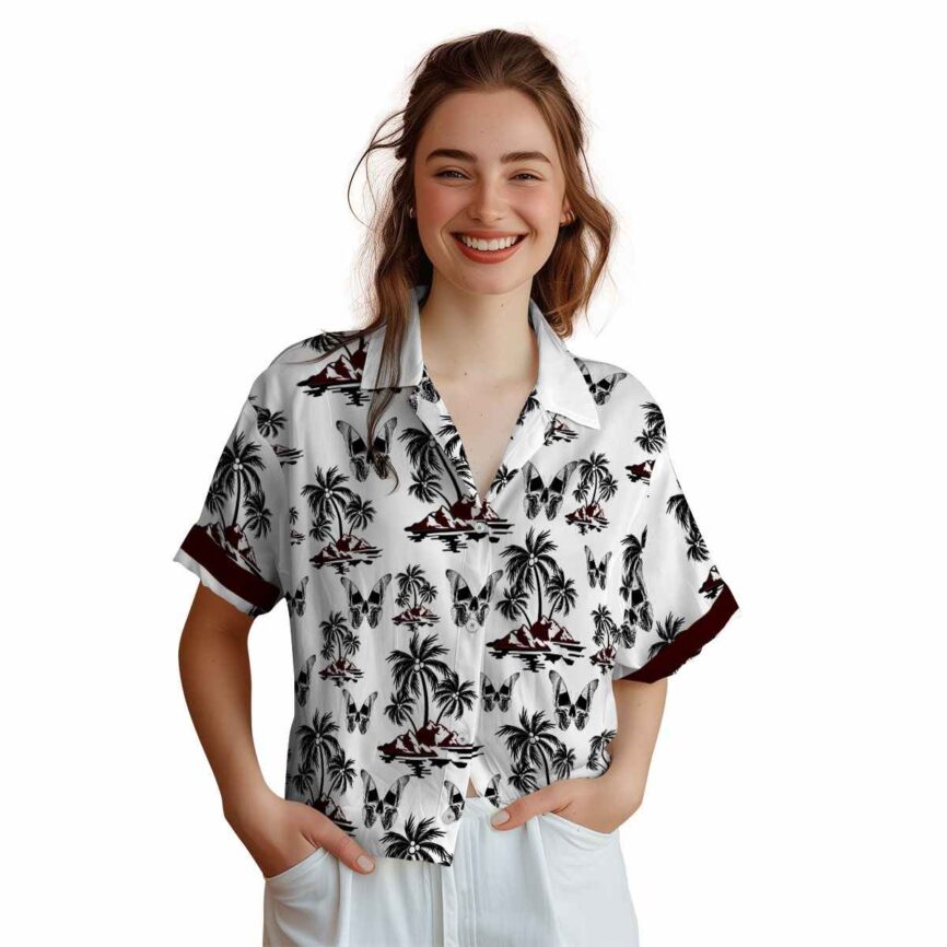 Goth Palm Island Graphic Hawaiian Shirt Top rated