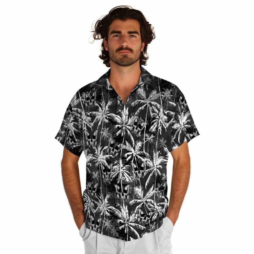 Goth Palm Themed Hawaiian Shirt New Arrival