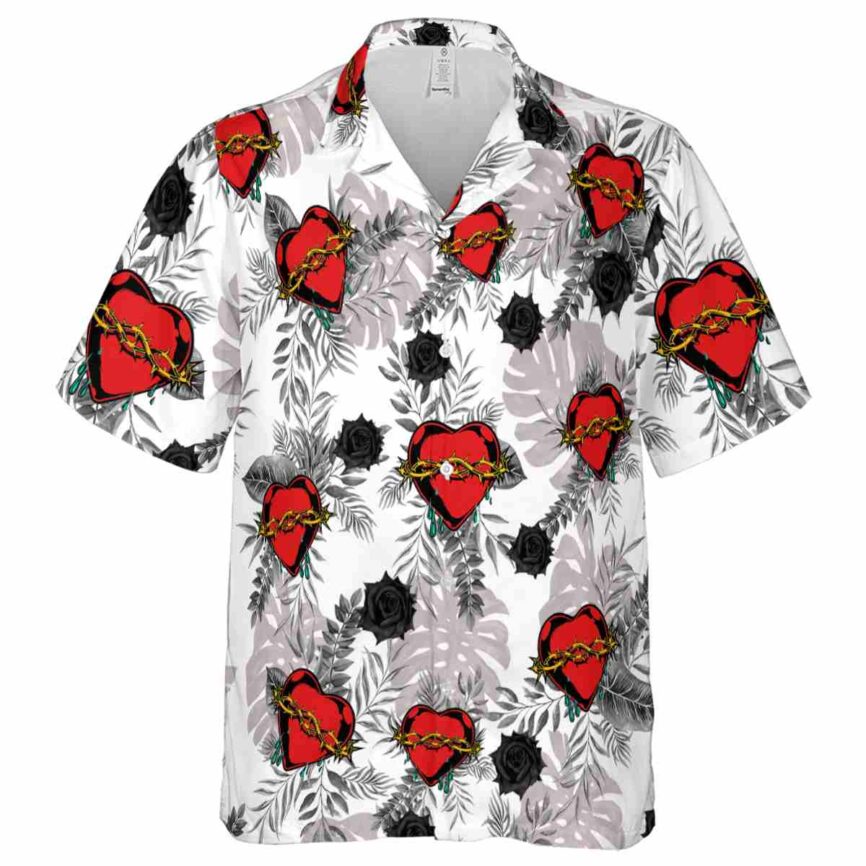 Goth Tropical Fronds Hawaiian Shirt Fashion forward