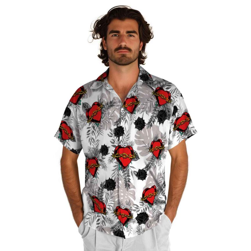 Goth Tropical Fronds Hawaiian Shirt New Arrival