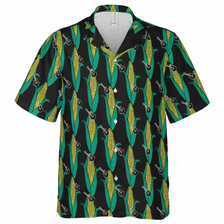 Guitar Corn Element Hawaiian Shirt Fashion forward