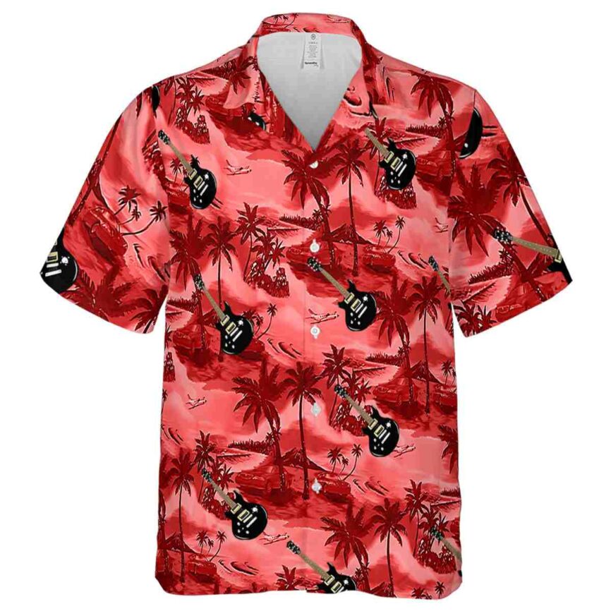 Guitar Island Beach Hawaiian Shirt Fashion forward