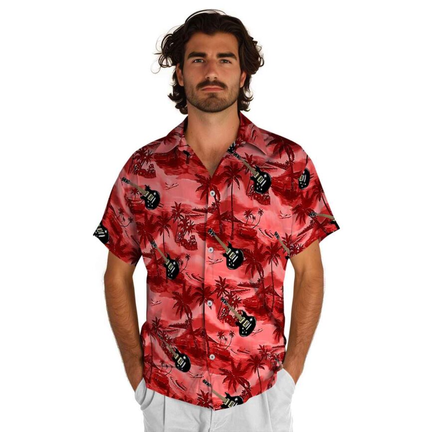 Guitar Island Beach Hawaiian Shirt New Arrival