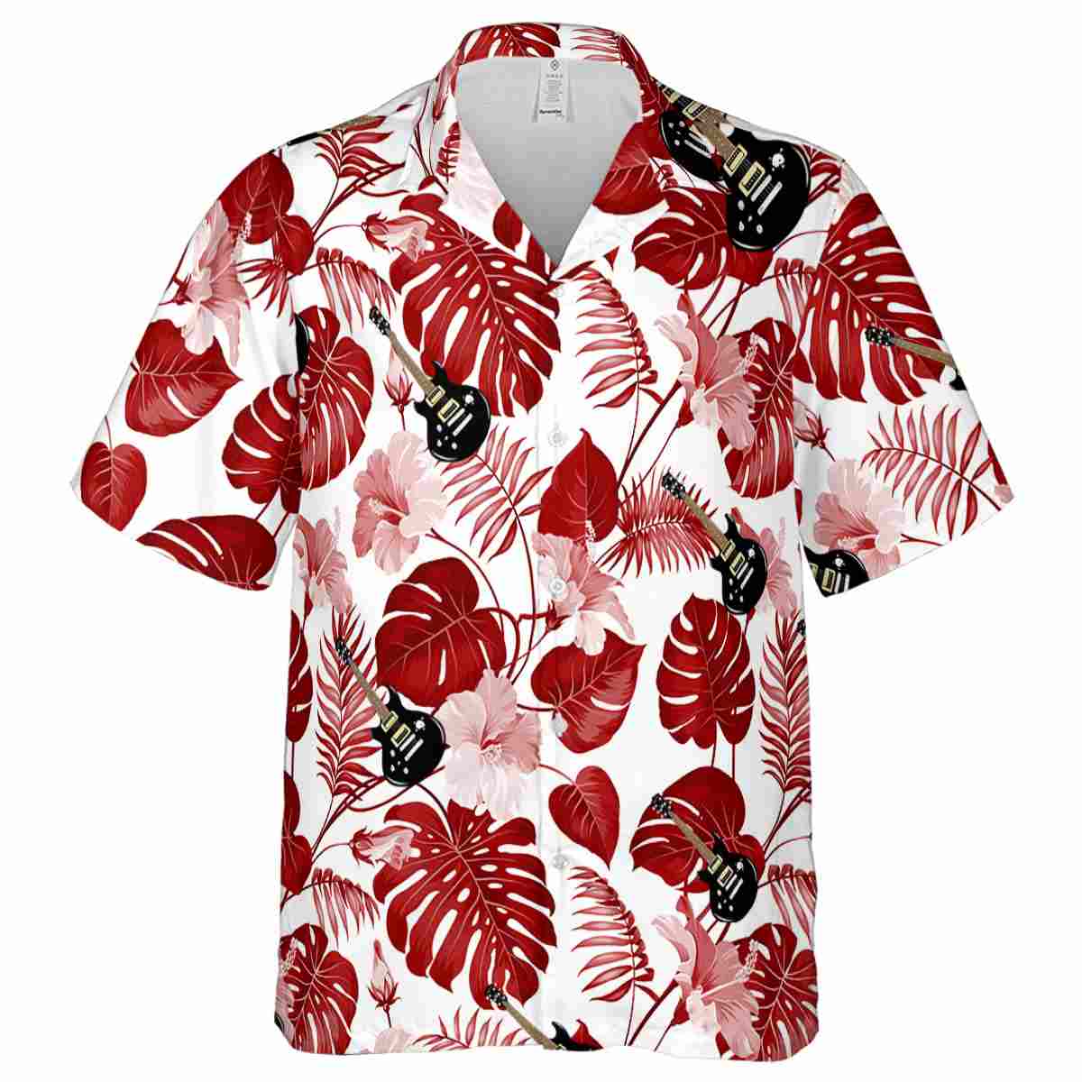 Guitar Leaf Pattern Hawaiian Shirt Fashion forward Guitar Leaf Pattern Hawaiian Shirt Fashion forward