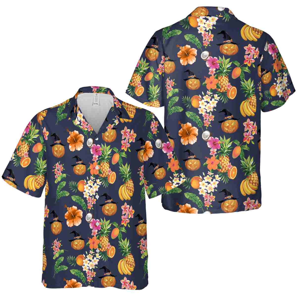Halloween Fruit Pattern Hawaiian Shirt Premium grade Halloween Fruit Pattern Hawaiian Shirt Premium grade