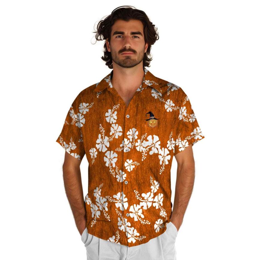 Halloween Hibiscus Blossom Hawaiian Shirt New Arrival
