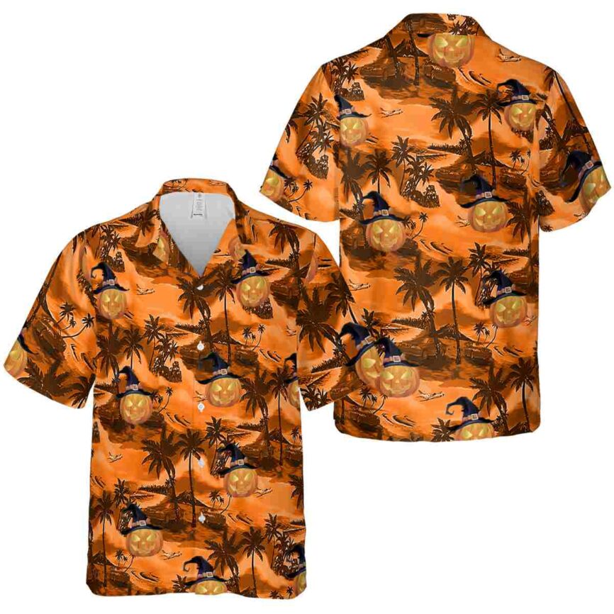 Halloween Island Beach Hawaiian Shirt Premium grade