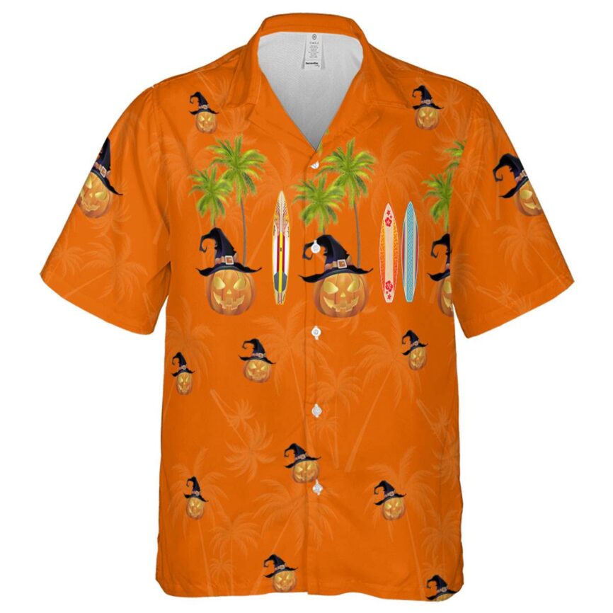 Halloween Island Theme Hawaiian Shirt Fashion forward